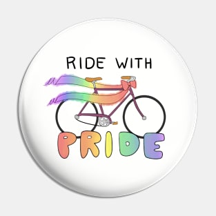 Ride with Pride Pin