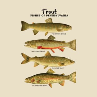 Trout Fishes of Pennsylvania T-Shirt