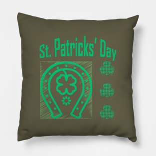 Lucky Charms St. Patrick's Day Pillow