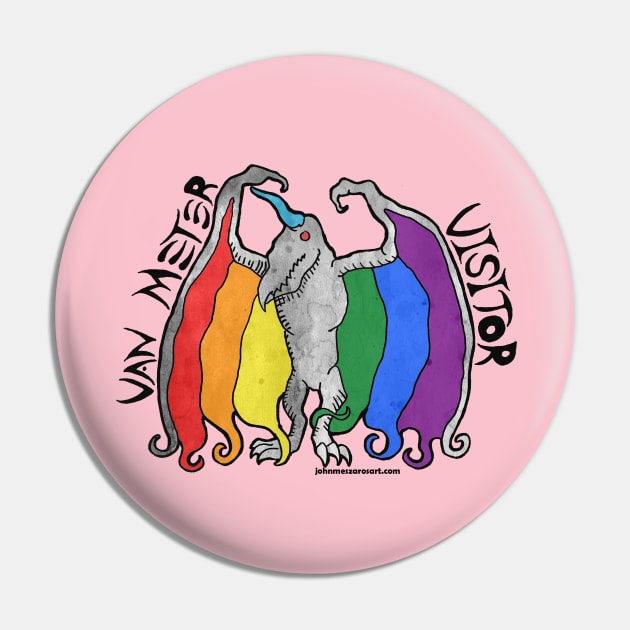 Van Meter Visitor LGBT Pride Pin by NocturnalSea