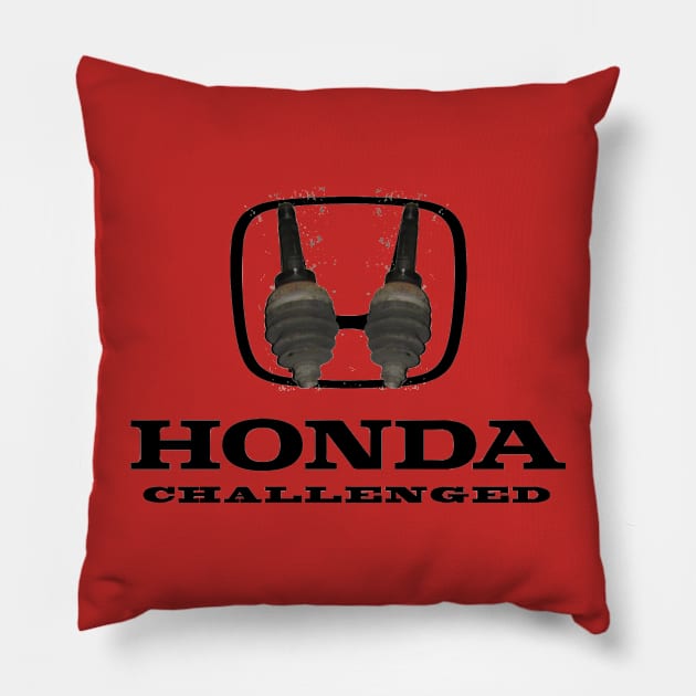 Honda Challenged Pillow by SunkenMineRailroad