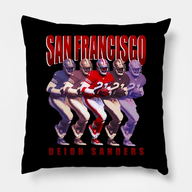 San francisco Pillow by Utopia Art & Illustration