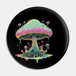 Space Magical Mushroom Pin