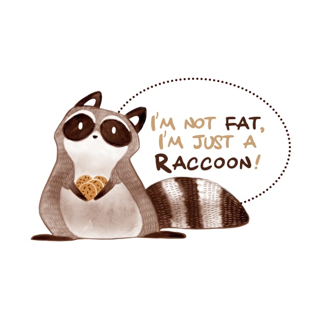 I'm not fat, I'm just a raccoon! by Heris91