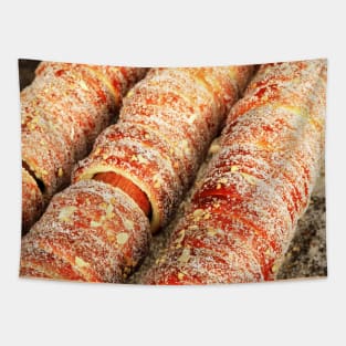 Yummy Trdelnik Street Food Tapestry