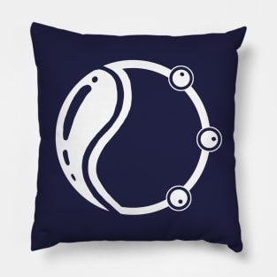 Talon - Original Logo Banner Sigil - Light Design for Dark Backgrounds Pillow