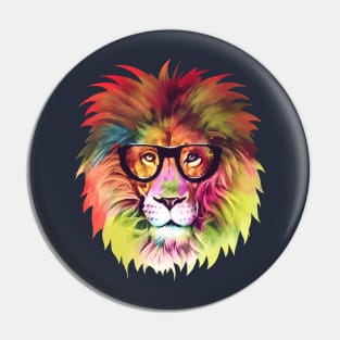 Cool Dude Lion Pin