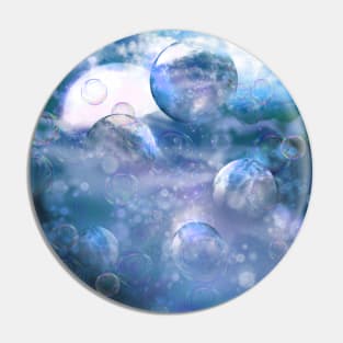 blue fantasy landscape Pin