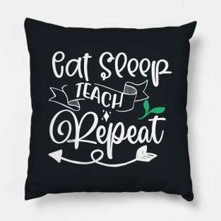 Eat Sleep Tech Repeat Pillow