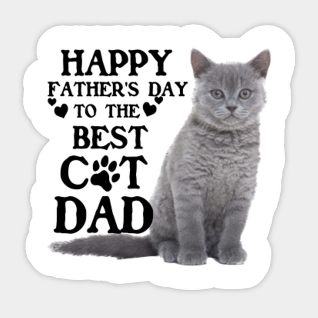 happy fathers day cat dad