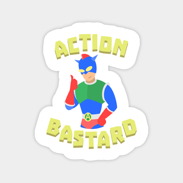 Action Bastard Magnet by seventhirtytwo