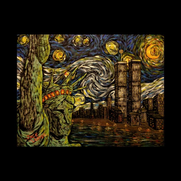 Dedication to Van Gogh NYC Starry Night by Jack Lepper