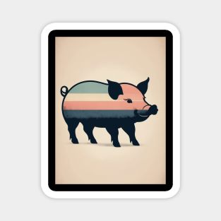 Pig 3 - Japanese Old Vintage Magnet