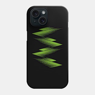 green straight lines Phone Case