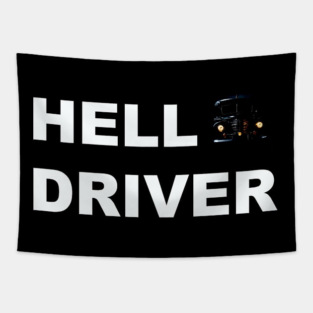 Hell Driver Tapestry by IconsPopArt