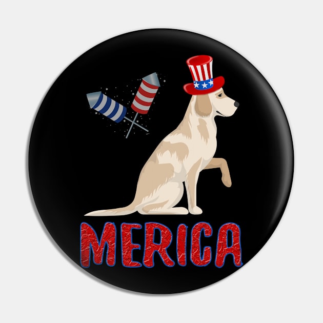 labrador retriever Merica 4th of July T shirt Kids Dog Puppy Pin by Trendy_Designs