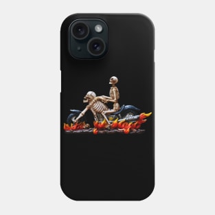 Halloween Skeleton On Bike Phone Case