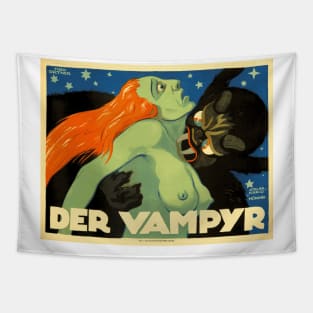 Der Vampyr - 1920 German Film Poster Art Tapestry