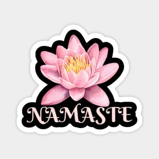 Namaste Lotus Flower Magnet