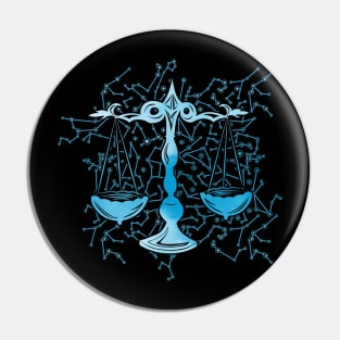 Libra Zodiac Sign Air Element Pin