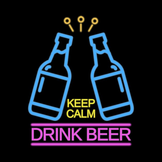 Keep calm Drink beer by LosAisFen