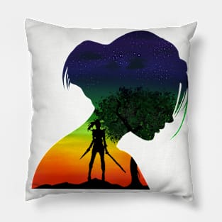 The Warrior Within Pillow