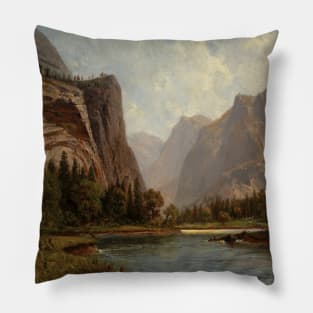 Gates of the Yosemite by Albert Bierstadt Pillow