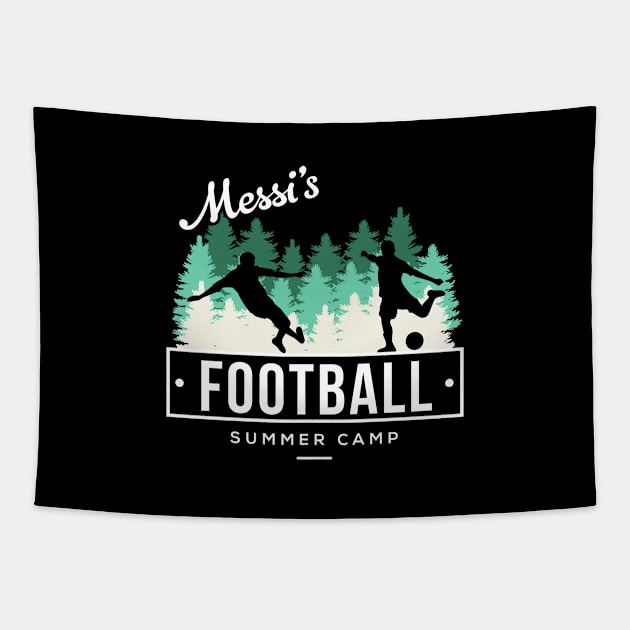 Messi's Football Summer Camp Tapestry by Rebus28