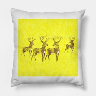 Deer grazing Pillow