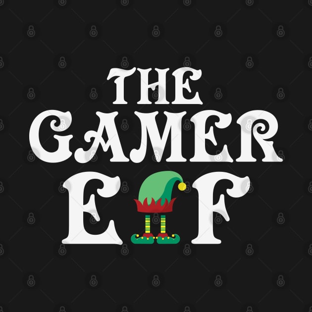 The Gamer Elf Funny Christmas Gift For Gamers by BadDesignCo