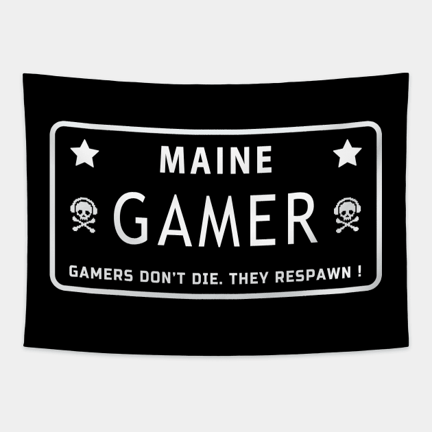 Maine Gamer! Tapestry by SGS