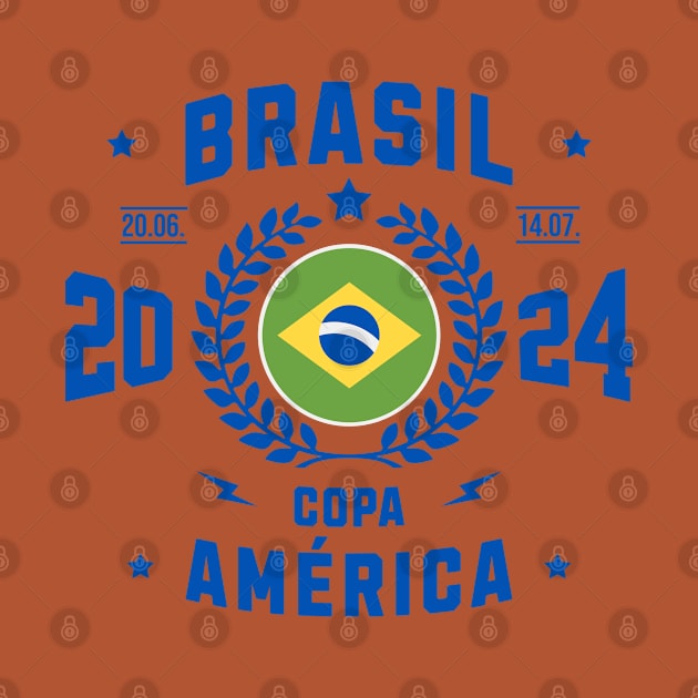 Brazil Copa America 2024 Fan by Kicosh