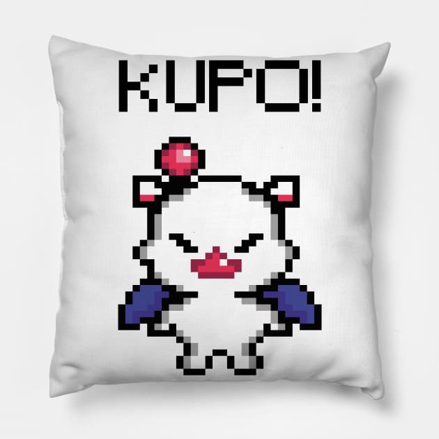 Moogle Kupo Pillow by CapturedinWords