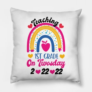 Happy Twosday Tuesday February 22nd 2022 - Funny 2/22/22 Souvenir Gift Pillow