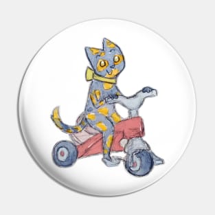 baby cat tricycle Pin