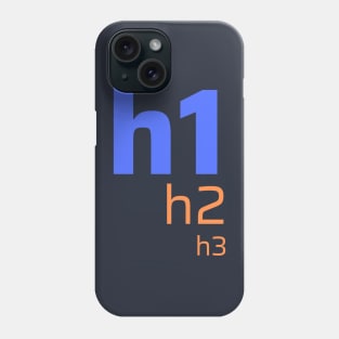 H1 Tag Phone Case