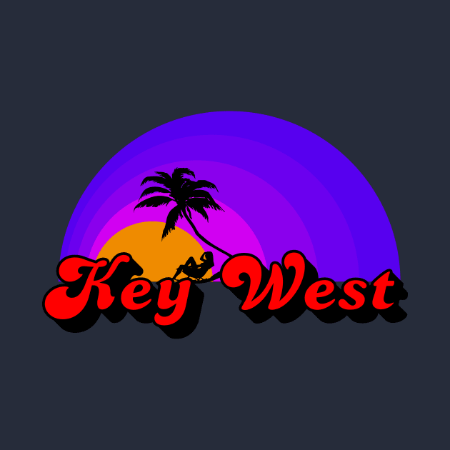 Key West Retro Sunset by Brobocop