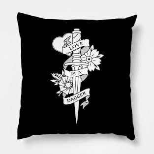 Love is a Dagger Pillow