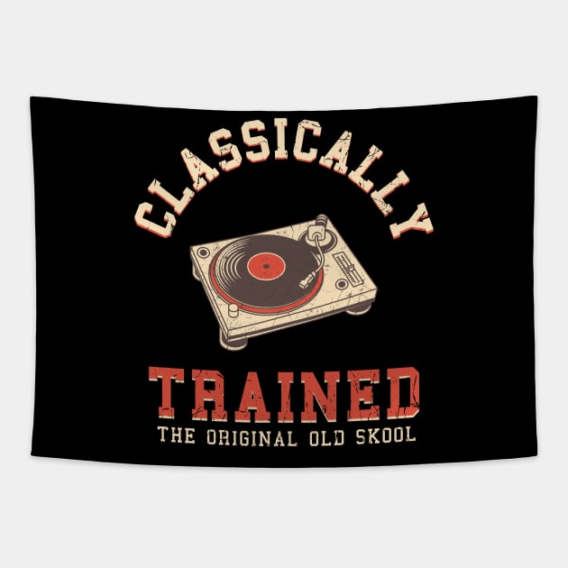 Classically Trained Vinyl Record Gift Tapestry by Delightful Designs