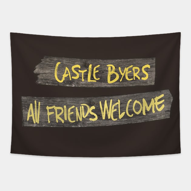 Castle Byers Tapestry by Plan8