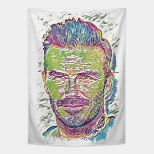 David B.  / The living legend - Abstract Portrait Tapestry