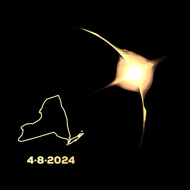 Solar Eclipse 2024 New York by Ideal Action