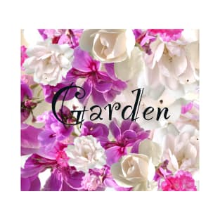 Pink garden flowers T-Shirt