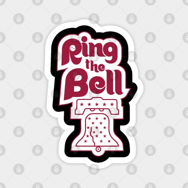 Philly Ring The Bell Philadelphia Baseball Christmas Vintage Magnet by kim.id