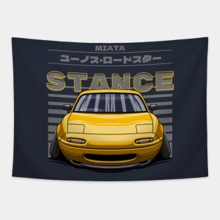 Roadster miata (yellow) Tapestry