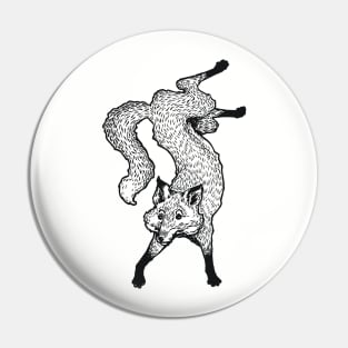 A Levity of Animals: Sly Fox Pin