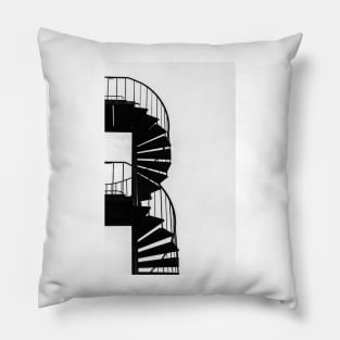 Stairs to nowhere Pillow