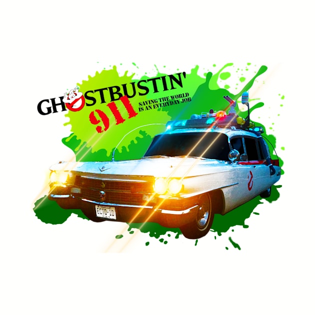 GHOSTBUSTIN' 911 ECTO-1D by TCGhostbusters