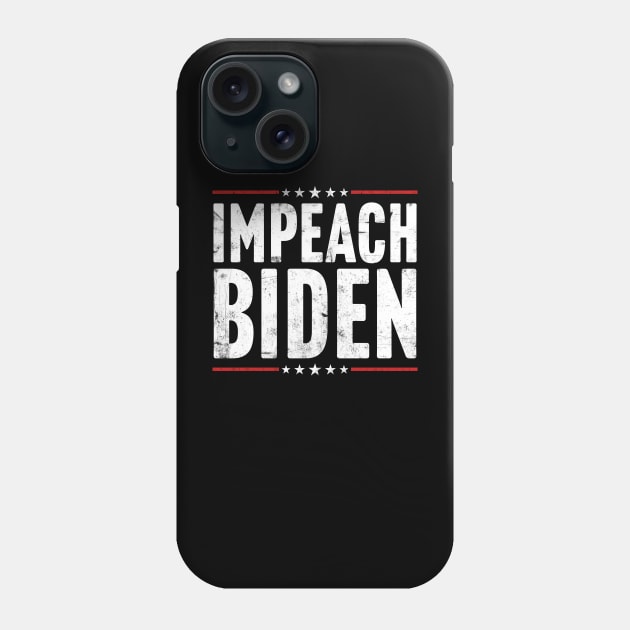 Impeach Biden Phone Case by TextTees