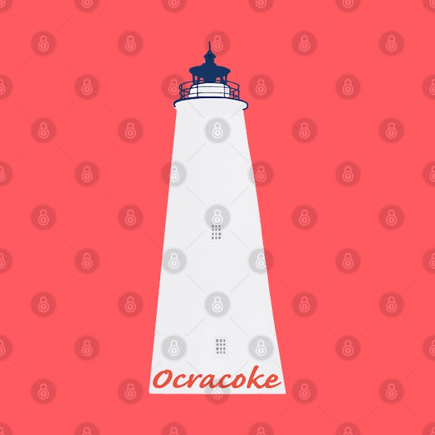 Ocracoke Lighthouse Streamlined by Trent Tides